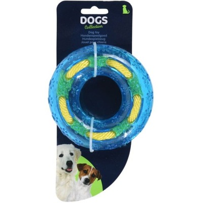 Zabawka dla psa opona 12cm ze sznurkiem 905816