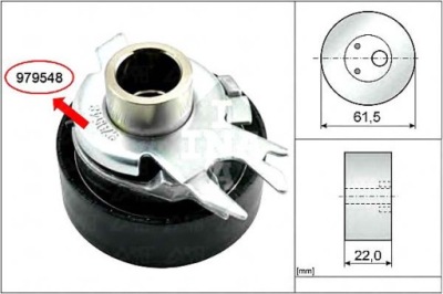 SCHAEFFLER INA 531 0525 30 РОЛИК NAPINACZA, РЕМІНЬ РОСПОДІЛЬНИКА 