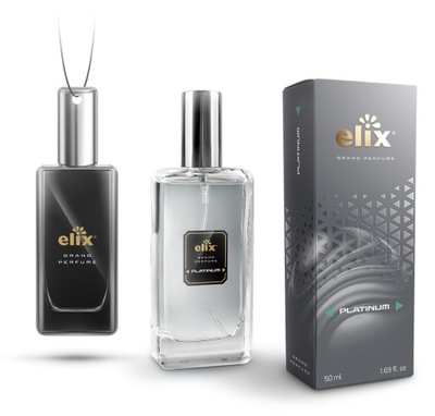 PERFUMY DO АВТОМОБІЛЯ ELIX ZAPACH DO АВТО PLATINIUM 50ML + КРОНШТЕЙН