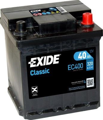 АКУМУЛЯТОР EXIDE КЛАСИЧНИЙ 12V 40AH 320A EC400