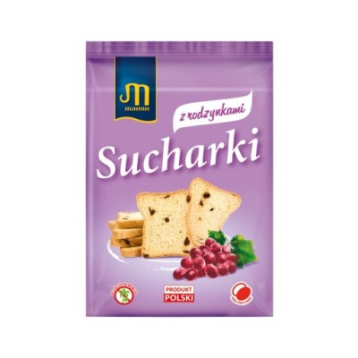 Mamut Sucharki z rodzynkami 235g