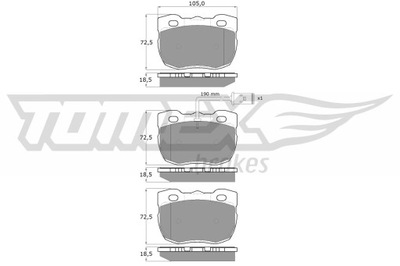 ZAPATAS HAM.PRZOD ROVER DISCOVERY 89-  