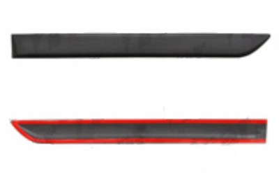 Opel corsa d 3d 2006-2014 молдинг дверь левая задняя фото №1
