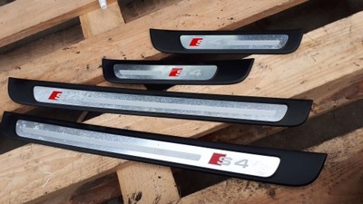 S4 b8 a4 молдинг накладки накладки пороговые sline фото №1