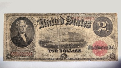 USA 2 dolary 1917r banknot