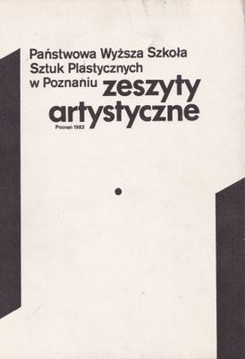 ZESZYTY ARTYSTYCZNE PWS Sztuk Plastycznych POZNAŃ