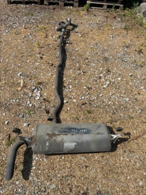 Nissan x-trail t32 1.6dci 4x4 выхлоп труба система выпускной гаситель фото №1