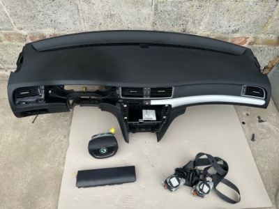 Консоль подушка безпеки подушки безпеки ремені skoda superb ii oryg фото №1