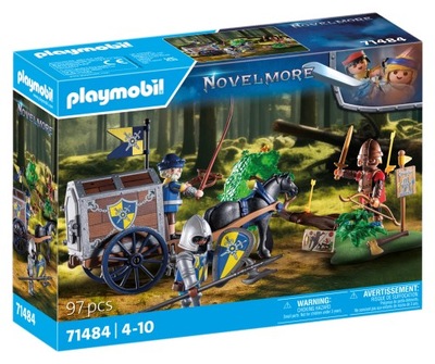 PLAYMOBIL 71484 Napad na wóz transportowy Novelmore