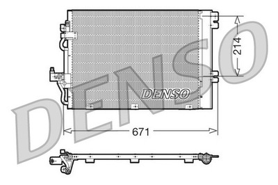 RADUADOR DE ACONDICIONADOR DENSO DCN20009  