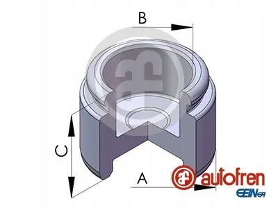 ПОРШЕНЬ СУППОРТА ГАЛЬМІВНОГО ПЕРЕД (44MM 35MM) MERCEDES 124 (W124), E