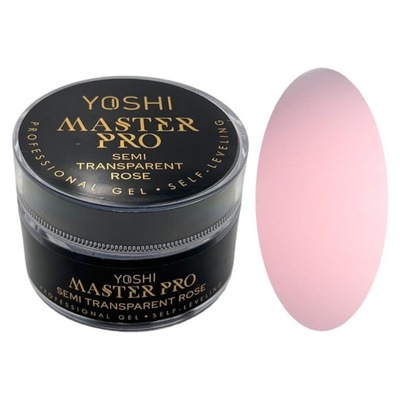 YOSHI Żel BUDUJĄCY MasterPro TRANSPARENT ROSE 50ml