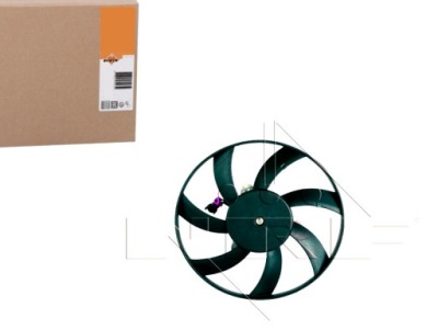 Вентилятор радіатора vw polo caddy nrf фото №1