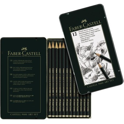 Ołówek Castell 9000 Art 12szt FABER CASTELL