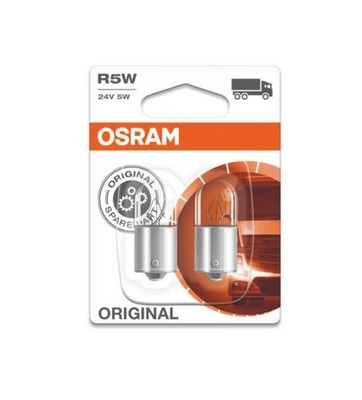 5627-02B ZAROWKA R5W 24V BA15S OSRAM OSRAM R5W 5