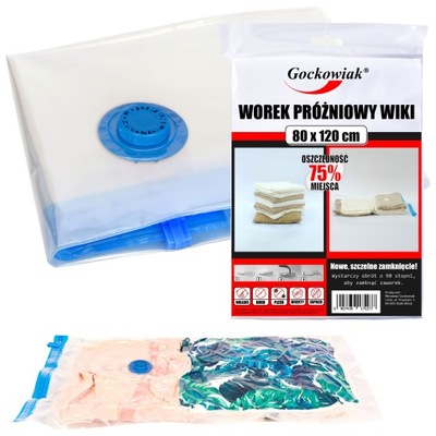 WORKI PRÓŻNIOWE NA UBRANIA POŚCIEL ODZIEŻ TORBY WOREK PRÓŻNIOWY PODRÓŻNY