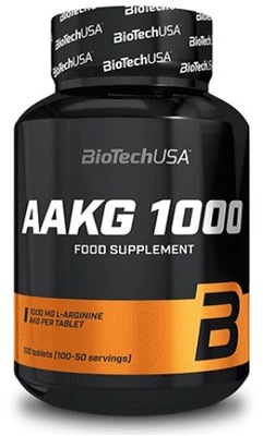 BioTech USA AAKG Arginina 1000mg potencja 100 tab