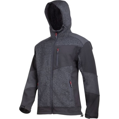 LAHTI PRO КУРТКА OCIEPLANA SHERPA Z KAPTUREM BLACK/GRAY L4094303