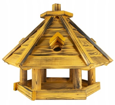 Karmnik dla ptaków DUŻY drewniany ŚWIERGOTEK VII