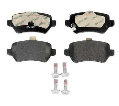 Delphi lp1717 набор тормозных колодок тормозных, тормоза дисковые фото №1