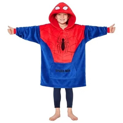Bluza Polarowa Marvel Spiderman dla Chłopców i Nastolatków - Przytulny Koc
