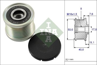 INA 535011910 ЗЧЕПЛЕННЯ ALT.