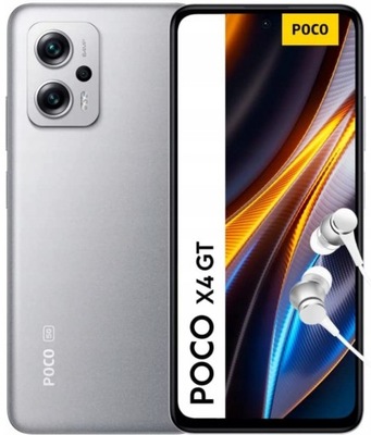 Smartfon Xiaomi POCO X4 GT 5G 8GB / 258GB SILVER