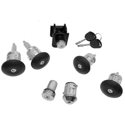 Вкладиші замки двері замок запалювання комплект замки do ford transit 2004 2005 2006 фото №1