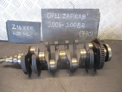 Wał колінчастий z16xep opel zafira b 05-14r. фото №1