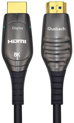Kabel HDMI 2.1 optyczny AOC HDMI, 8K QUOTECH 15m