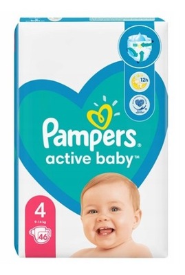 PIELUCHY PAMPERS ACTIVE BABY 4MAXI 46SZT