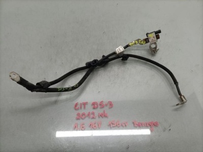 Клемма минусовая шланг citroen ds3 1.6 16v 9800724780 фото №1