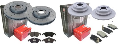 Тормозные диски тормозные колодки p+t zimmermann mercedes cls c218 322 фото №1