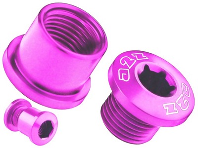 ŚRUBA Z KOMINEM A2Z RÓŻOWA ALUMINIOWA DO KORB BLATÓW TARCZ Torx25