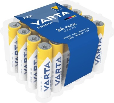 Bateria alkaliczna Varta AAA (R3) 24 szt.