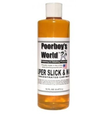 Poorboy's World Super Slick & Wax 473ml szampon z woskiem