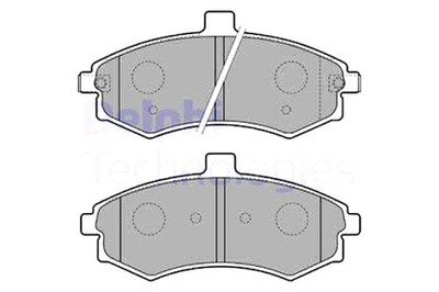 DELPHI ZAPATAS DE FRENADO PARTE DELANTERA HYUNDAI ELANTRA 3 MATRIX KIA CERATO I  