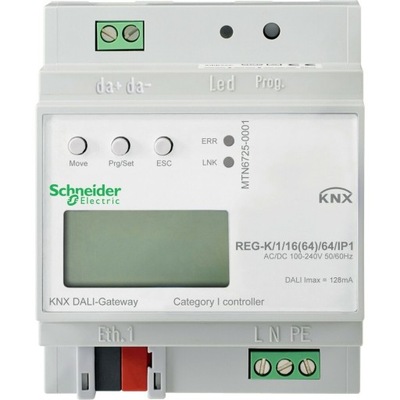 KNX DALI-GATEWAY REG-K/1/16(64)/64/IP1 bramka sieć