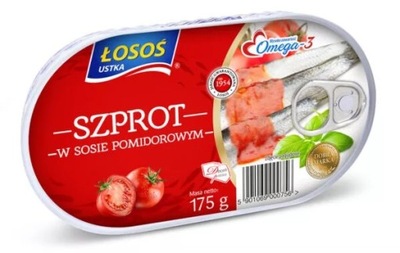 Łosoś Ustka Szprot w sosie pomidorowym 175 g