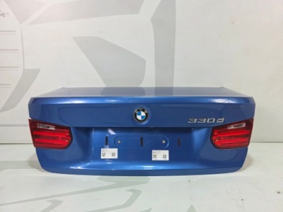 Кришка багажника задній задня bmw 3 f30 камера b45 estoril blau металік фото №1