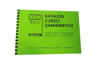 KATALOG ЗАПЧАСТИ ZAMIENNYCH MOPED ТИП 50-T-1 фото