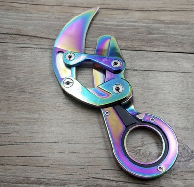 KARAMBIT CS:GO NÓŻ NECK PAZUR FADE SKŁADANY