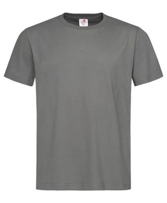T-Shirt Koszulka Gruba 190g Ciemno szary XXL