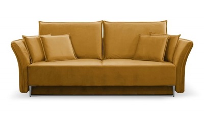 SOFA 212x94x74 ROZKŁĄDANA MIODOWA BREGI