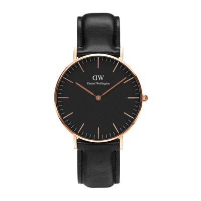 Zegarek męski czarny Daniel Wellington 40 mm