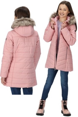Zimowa kurtka dziewczęca płaszczyk Regatta RKN118 4QX 128 cm 7-8 lat