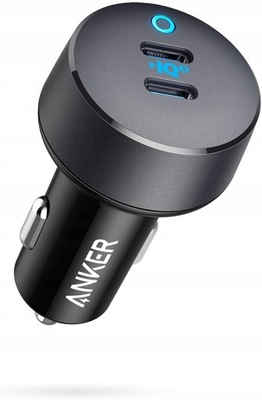 Ładowarka Samochodowa Anker PowerDrive III 2xUSB-C 40W PoweriQ 3.0 PD QC