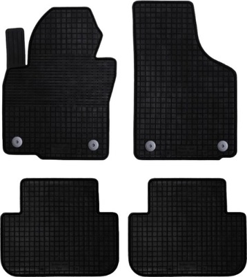 VW TOURAN I II / CADDY 2K RUBBER MATS PLUNGERS  