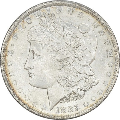 9.fu.USA, 1 DOLAR 1885 O