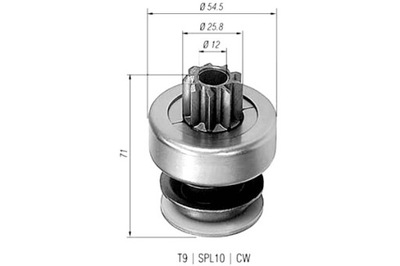 MAGNETI MARELLI BENDIX MAGNETI AMB0061 ALFA AUDI MERCEDES VW VOLVO